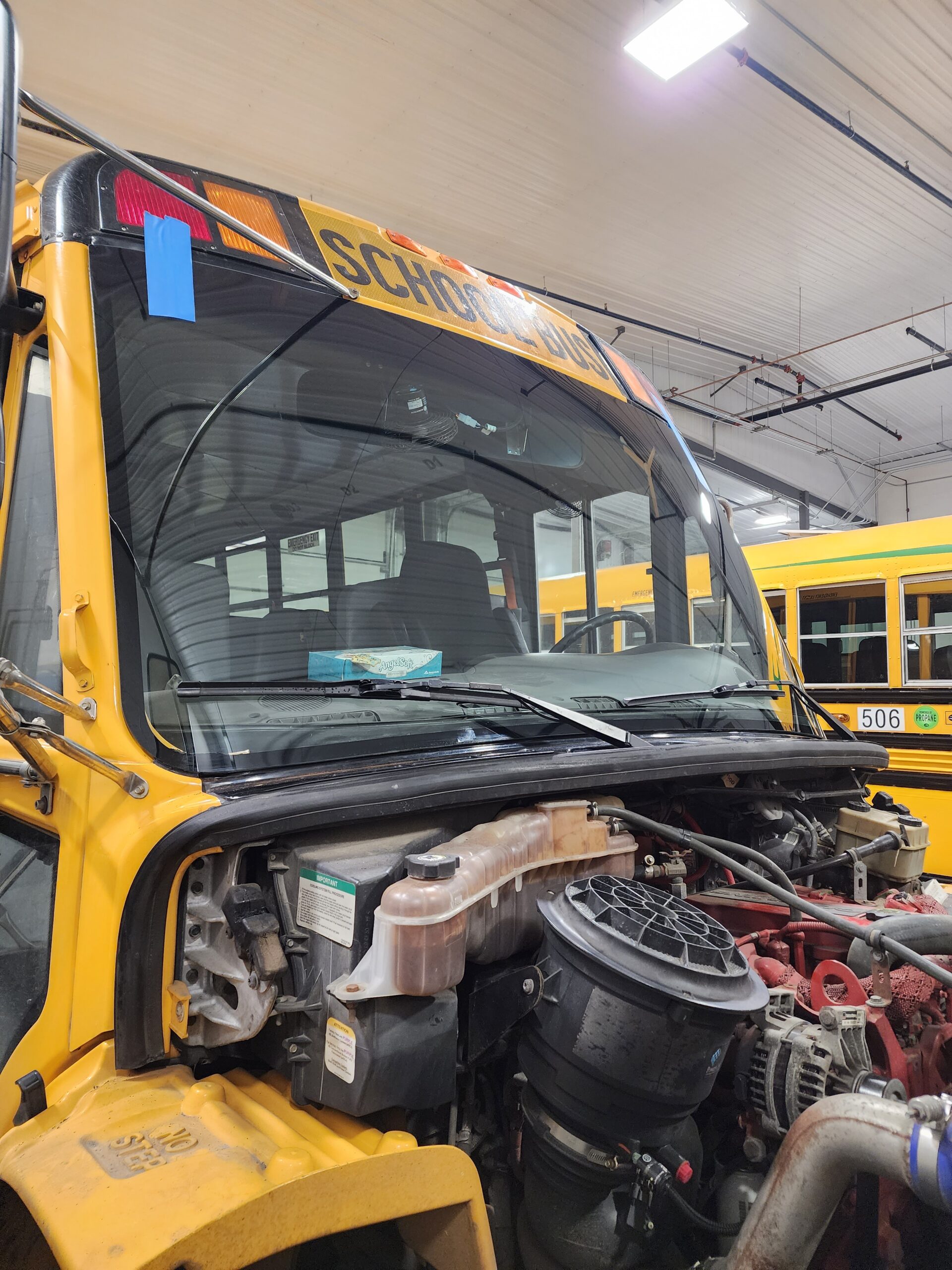 Bus Windshield Repair